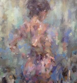 marelise abstract woman oil painting