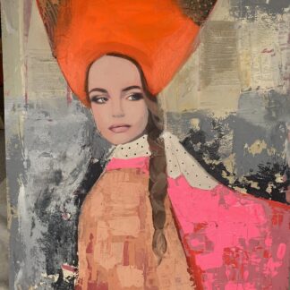 Woman in Pink by Nicolle Menegaldo