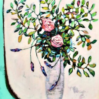 Lavender and Roses by Ania Pieniazek