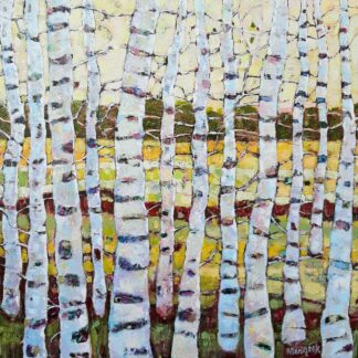 Autumn Birches by Ania Pieniazek
