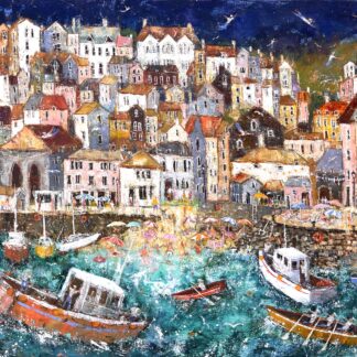 Flying Sailors of St Ives Dyptich Part 1 by Ellie Hesse