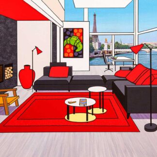 Blacks and Reds, Paris by Mario Garcia Miro