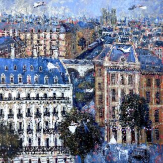Lovers of Notre Dame by Ellie Hesse