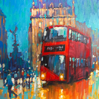 Evening Commuters by David Hinchliffe