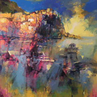 Manarola's Nights by Alex Bertaina