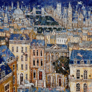 Night Flight over London by Ellie Hesse