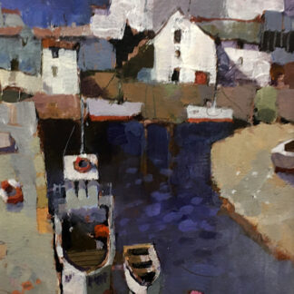 Quiet Quayside by Michael Hill