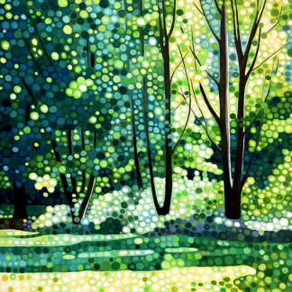 Green afternoon by Ewa Adams