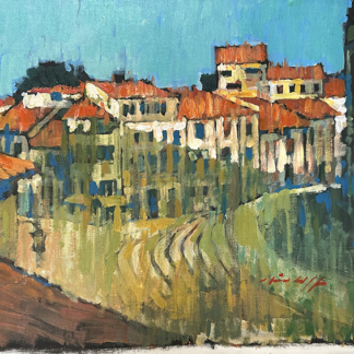 Blue Town by David Hinchliffe