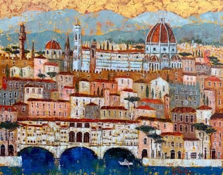 Ponte-Vecchio-Florence-oil-painting-Ellie-Hesse
