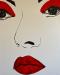 FRONT � RED � 152x122 cm � acrylic on canvas � £1700 � 2021
