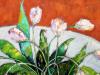 White Tulips and Pears-detail 3